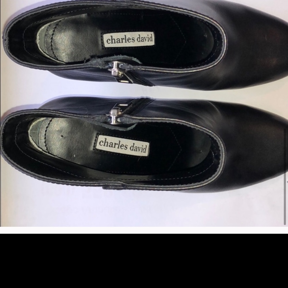 Charles David Block Heel Booties - image 6